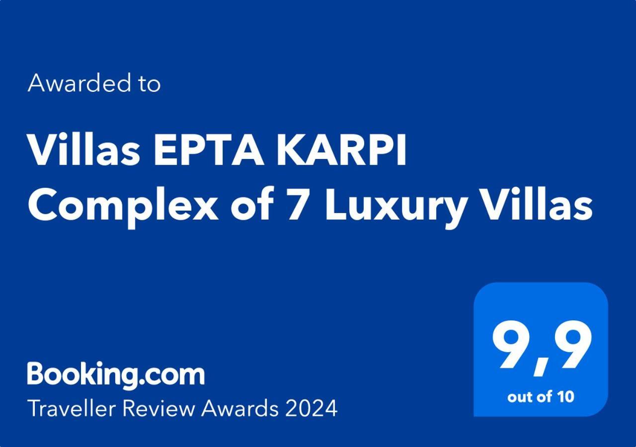 Villas Epta Karpi Complex Of 7 Luxury Villas Skriperon Zewnętrze zdjęcie